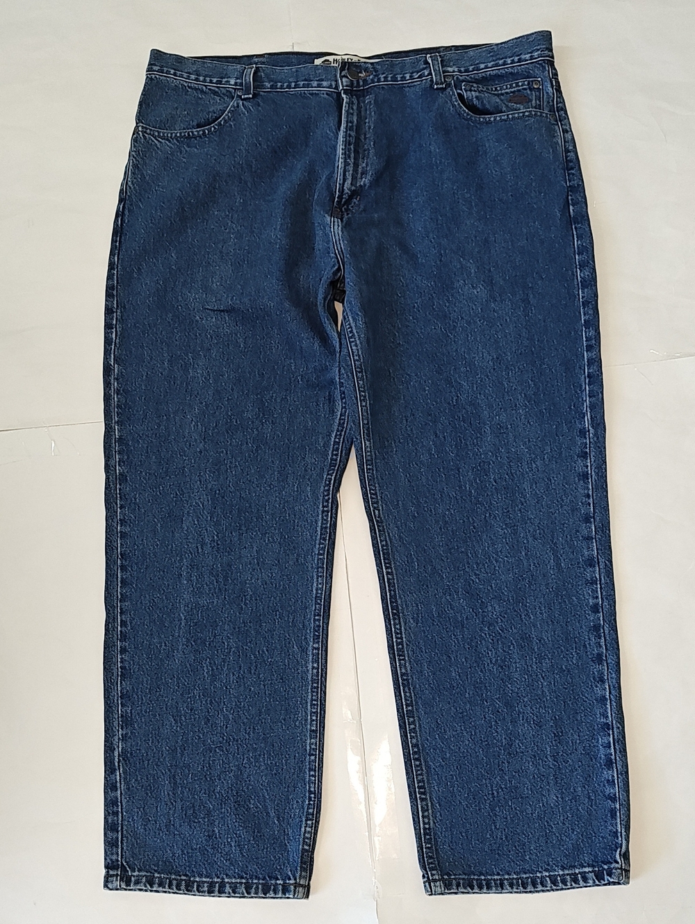 Harley-Davidson Mens Blue Denim Straight Leg Jeans 42x30 99024-07VM